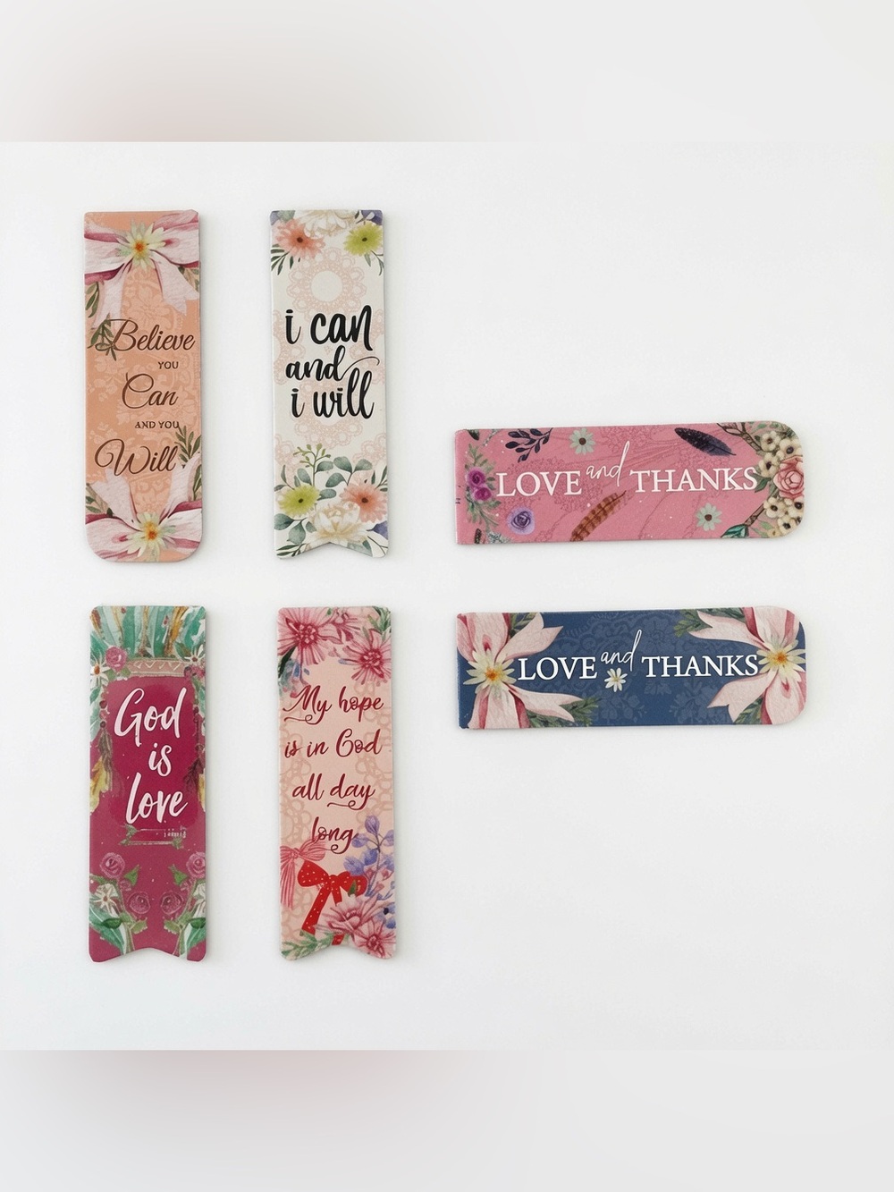 Magnetic faith based bookmarks 6